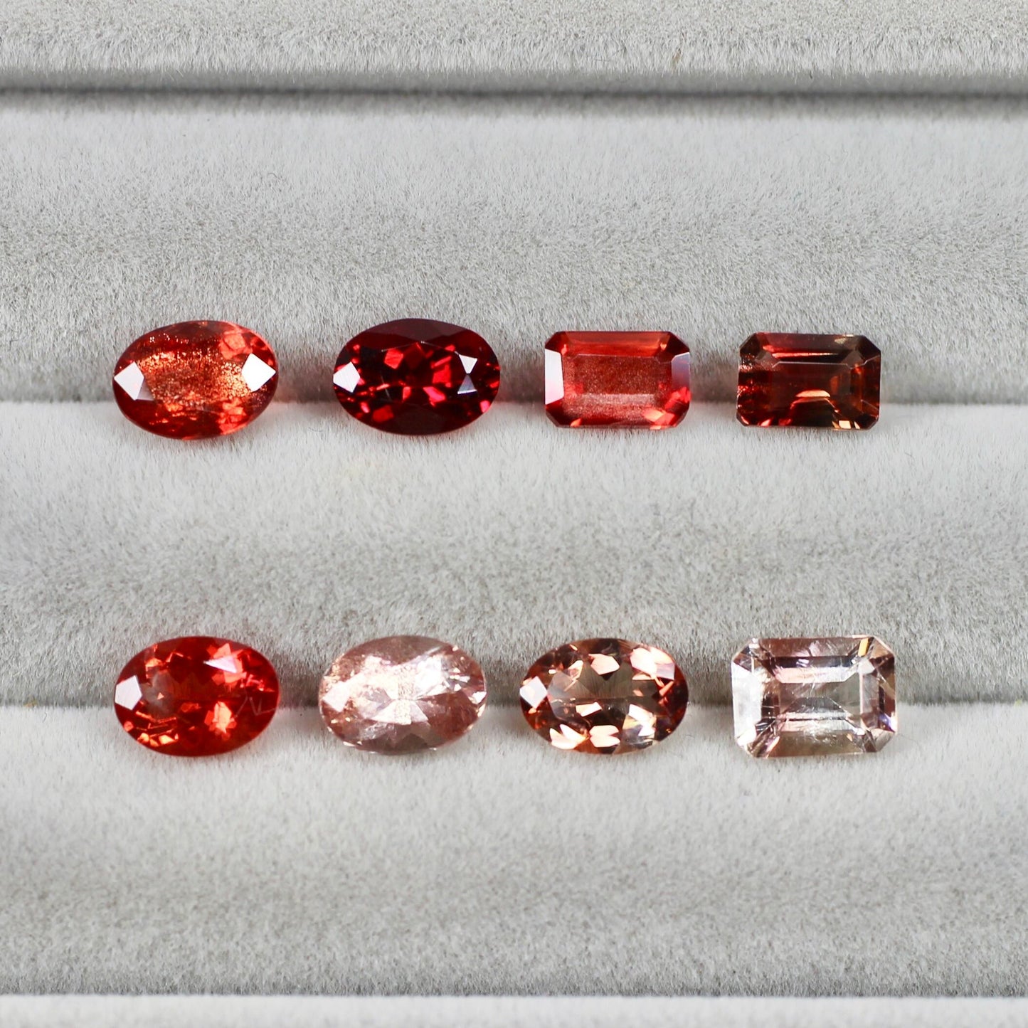 エメラルドカット バイカラーラブラドライト 0.54ct 3.7mm×5.7mm-2.7mm 【MJ2509】