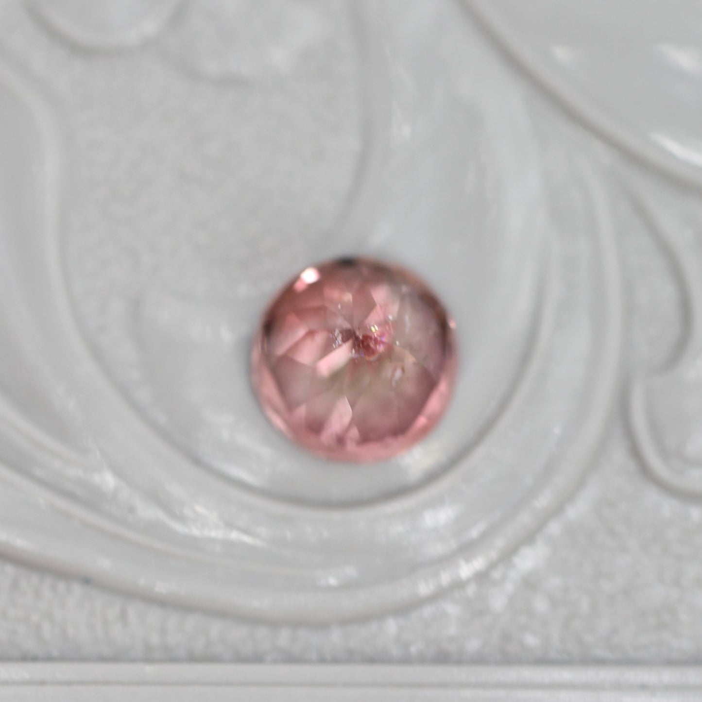 バイカラートルマリン 0.53ct ラウンドカット 5.1mm×5.0mm×3.4mm【MJ3052】
