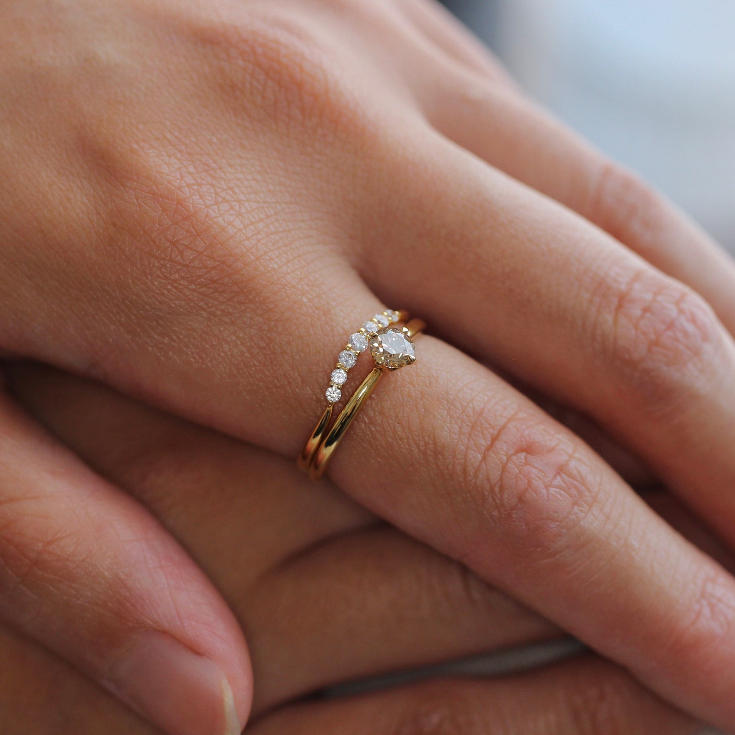 Nocturne - Vega | ハーフエタニティ ダイヤモンド 0.15ct VSクラス K10 K18 Pt900【MJ2921】