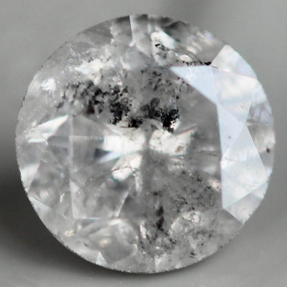ソルトアンドペッパーダイヤモンド 0.26ct 3.8mm 【MJ2443】