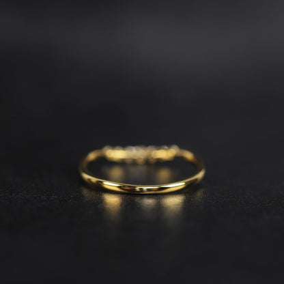 Nocturne - Vega | ハーフエタニティ ダイヤモンド 0.15ct VSクラス K10 K18 Pt900【MJ2921】