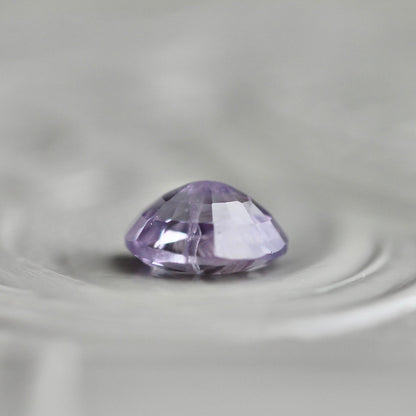 非加熱サファイア 0.49ct 5mm×4mm オーバルカット 【MJ2433】