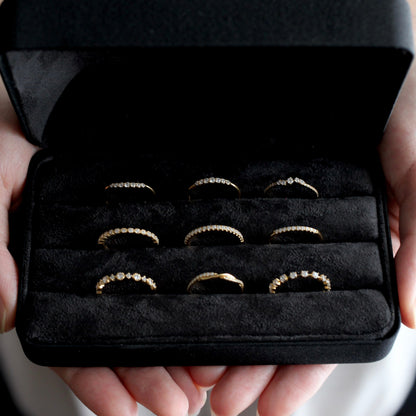 Nocturne - Vega | ハーフエタニティ ダイヤモンド 0.15ct VSクラス K10 K18 Pt900【MJ2921】