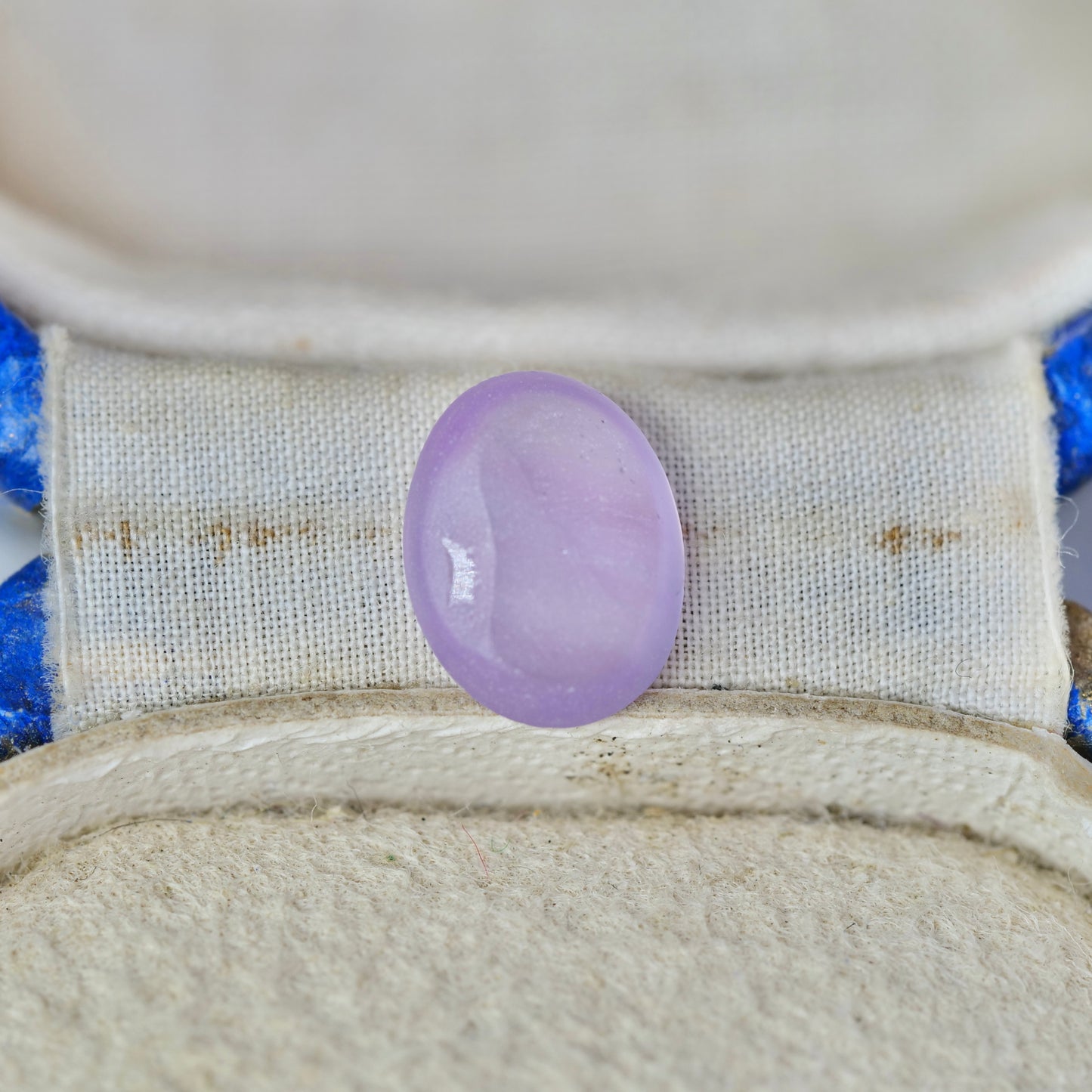 スターサファイア 1.16ct カボションカット 7.7mm×6.0mm×2.3mm【MJ2933】