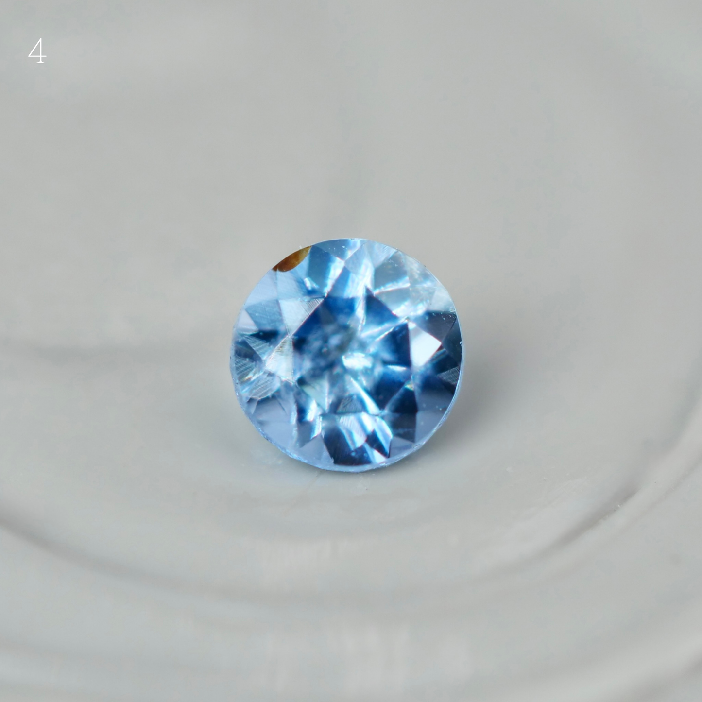 サンタマリアアクアマリン ラウンドカット 3mm【MJ2538】