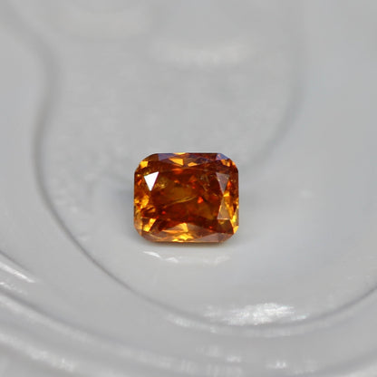 ブラウンダイヤモンド 0.115ct クッションカット 3.1mm×2.2mm×1.6mm【MJ2624】