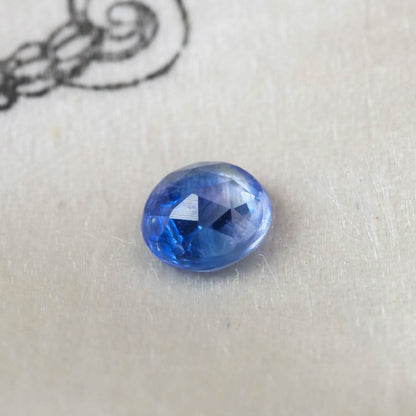 バイカラーサファイア 0.30ct ローズカット 4.0mm×4.0mm×1.9mm【MJ2869】