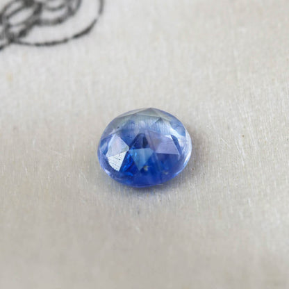 バイカラーサファイア 0.30ct ローズカット 4.0mm×4.0mm×1.9mm【MJ2869】