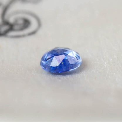 バイカラーサファイア 0.30ct ローズカット 4.0mm×4.0mm×1.9mm【MJ2869】