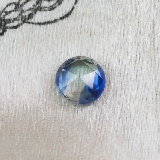 バイカラーサファイア 0.25ct ローズカット 3.6mm×3.6m×1.8mm【MJ2871】