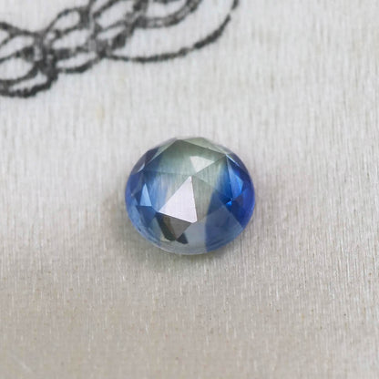 バイカラーサファイア 0.25ct ローズカット 3.6mm×3.6m×1.8mm【MJ2871】