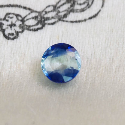 バイカラーサファイア 0.25ct ローズカット 3.6mm×3.6m×1.8mm【MJ2871】