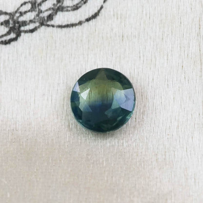 バイカラーサファイア 0.24ct ローズカット 4.0mm×4.0mm×1.6mm【MJ2873】