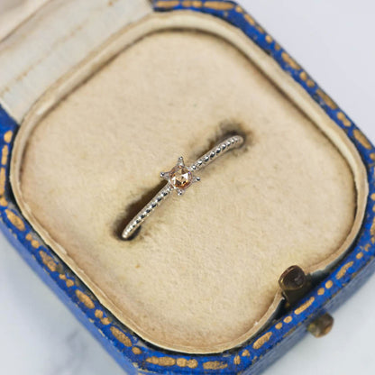 ナチュラルダイヤモンド 0.07ct ローズカット 2.6mm×2.6mm×1.2mm【MJ3066】