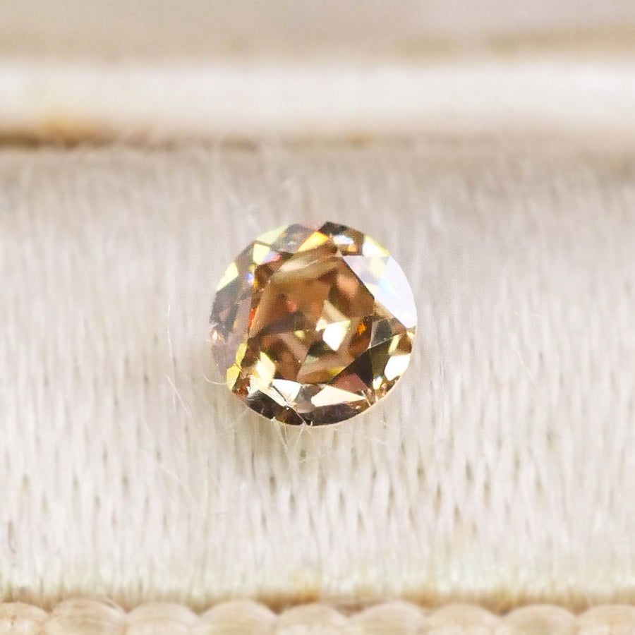 ナチュラルダイヤモンド 0.09ct ローズカット 2.8mm×2.8mm×1.4mm【MJ3069】