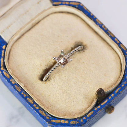 ナチュラルダイヤモンド 0.09ct ローズカット 2.8mm×2.8mm×1.4mm【MJ3069】