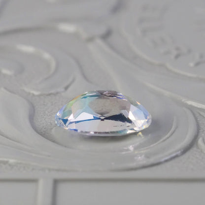 アンデシンラブラドライト 0.87ct オーバルカット 7.9mm×5.4mm×3.5mm レインボームーンストーン【MJ2866】