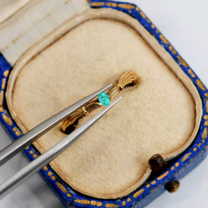 パライバトルマリン ブラジル産 0.07ct ペアシェイプカット 3.0mm×2.1mm×1.7mm【MJ3077】