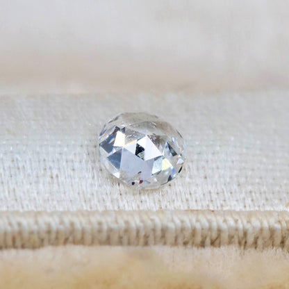 ダイヤモンド 0.161ct D SI-2 ローズカット 3.8mm×3.9mm×1.4mm ソーティング付き【MJ3032】