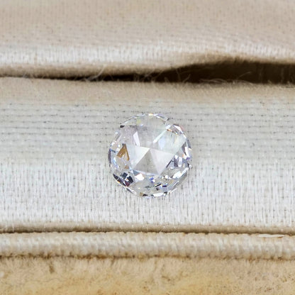 ダイヤモンド 0.084ct D SI-2 ローズカット ソーティング付き 3.0mm×3.0mm×1.2mm【MJ3033】
