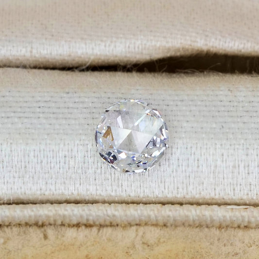 ダイヤモンド 0.084ct D SI-2 ローズカット ソーティング付き 3.0mm×3.0mm×1.2mm【MJ3033】
