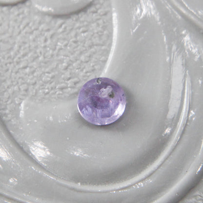 サファイア 0.11ct ラウンドカット 2.9mm×2.9mm×1.7mm【MJ2988】