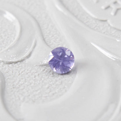 サファイア 0.12ct ラウンドカット 2.7mm×2.7mm×1.9mm【MJ2995】