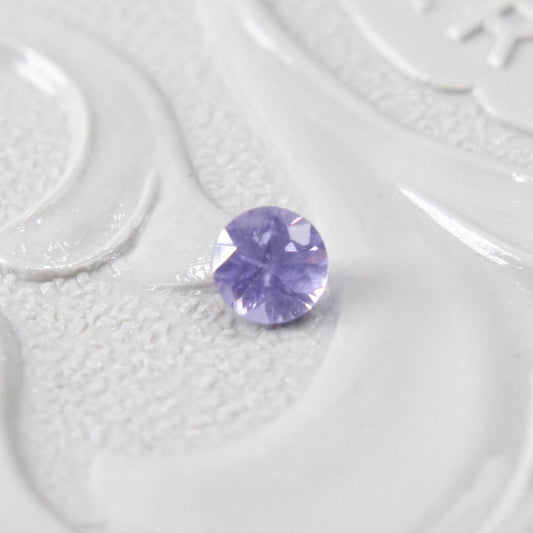 サファイア 0.12ct ラウンドカット 2.7mm×2.7mm×1.9mm【MJ2995】