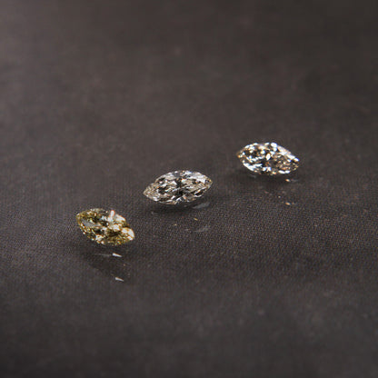 ダイヤモンド 0.20ct マーキスカット 6.3mm×2.9mm×1.8mm【MJ2917】