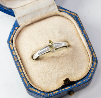 ダイヤモンド 0.20ct マーキスカット 6.3mm×2.9mm×1.8mm【MJ2917】