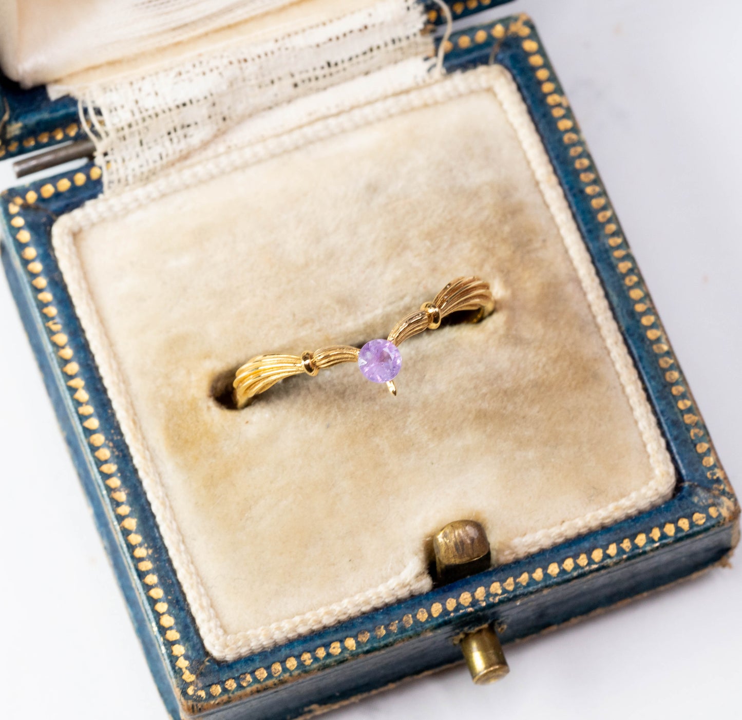 サファイア 0.11ct ラウンドカット 2.9mm×2.9mm×1.7mm【MJ2988】