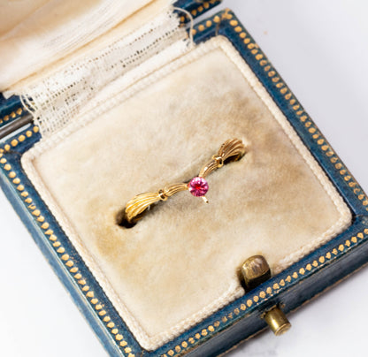 バイカラーサファイア 0.08ct ラウンドカット 2.6mm×2.6mm×1.6mm【MJ2991】