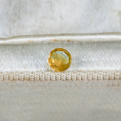 モンタナサファイア 0.41ct ローズカット 4.6mm×4.6mm×1.8mm【MJ3122】