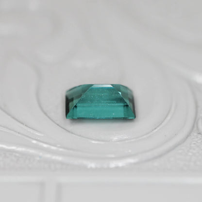 ラグーントルマリン 0.51ct スクエアカット 3.6mm×5.9mm×2.8mm【MJ3123】