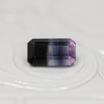 バイカラートルマリン 1.19ct エメラルドカット 7.8mm×4.4mm×3.7mm【MJ3145】