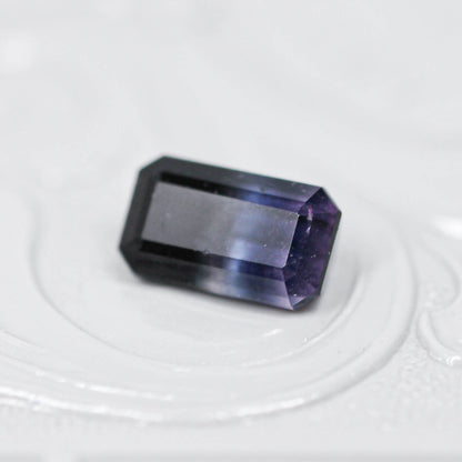 バイカラートルマリン 1.19ct エメラルドカット 7.8mm×4.4mm×3.7mm【MJ3145】