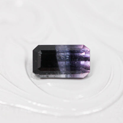 バイカラートルマリン 1.17ct エメラルドカット 7.7mm×4.5mm×3.6mm【MJ3146】