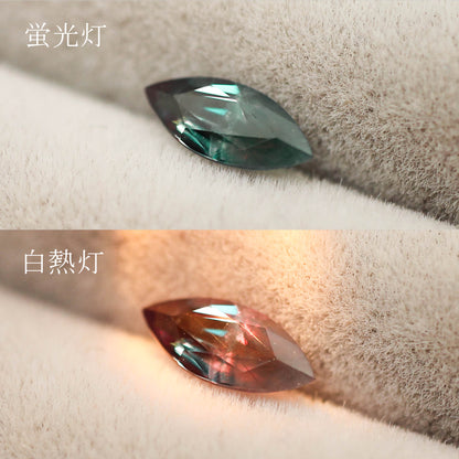 アレキサンドライト 0.21ct マーキスカット 6.0mm×2.6mm×1.8mm【MJ3148】