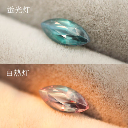 アレキサンドライト 0.20ct マーキスカット 5.5mm×2.6mm×1.9mm【MJ3149】