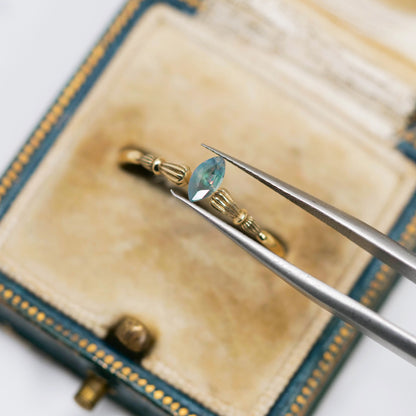 アレキサンドライト 0.25ct マーキスカット 5.7mm×3.0mm×2.0mm【MJ3147】