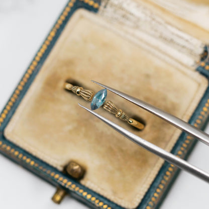 アレキサンドライト 0.20ct マーキスカット 5.5mm×2.6mm×1.9mm【MJ3149】