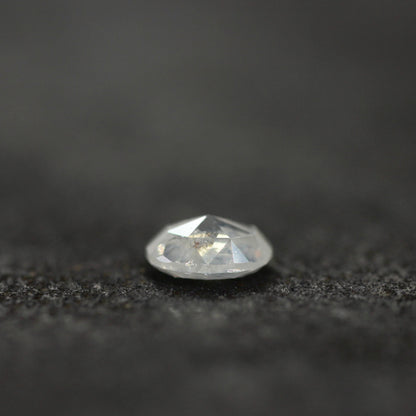 ダイヤモンド 0.260ct オーバルローズカット 4.7mm×3.5mm×2.2mm【MJ2610】14