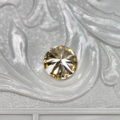 シャンパンブラウンダイヤモンド 0.895ct  VS-2  Excellent ラウンドブリリアントカット【MJ2678】