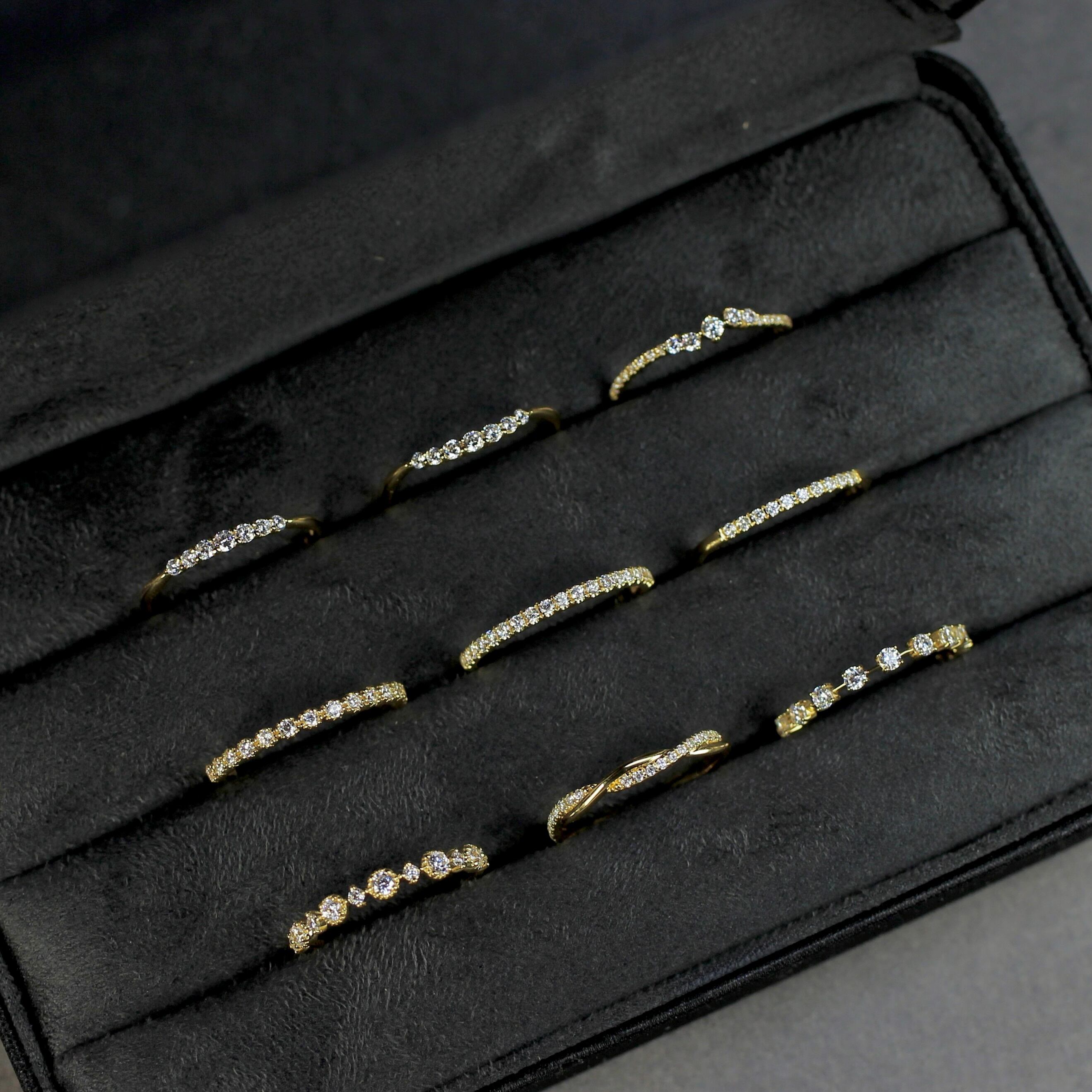 Nocturne - Halo | ハーフエタニティ ダイヤモンド 0.40ct VSクラス