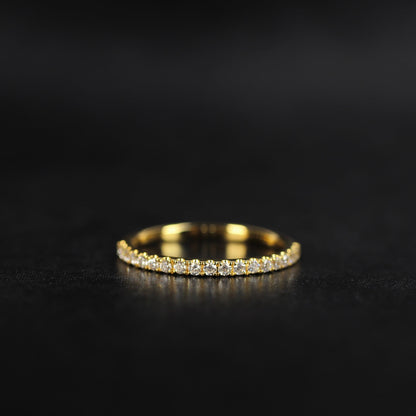 Nocturne - Ray | ハーフエタニティ ダイヤモンド 0.25ct VSクラス K10 K18 Pt900【MJ2925】