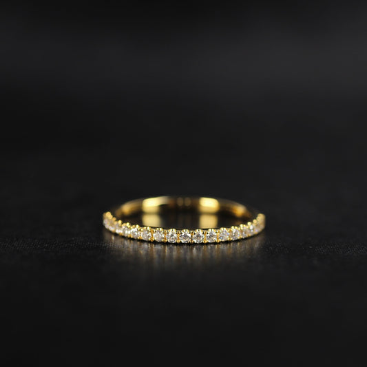 Nocturne - Ray | ハーフエタニティ ダイヤモンド 0.25ct VSクラス K10 K18 Pt900【MJ2925】