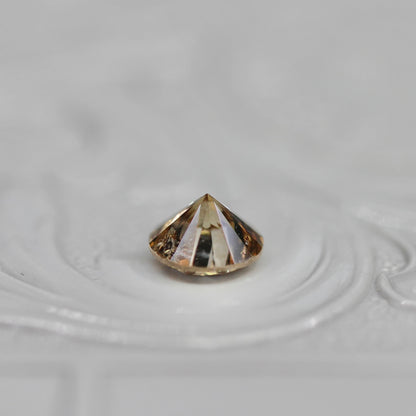 ショコラブラウンダイヤモンド 0.495ct ラウンドブリリアントカット 4.9mm×5.0mm×3.1mm【MJ2682】