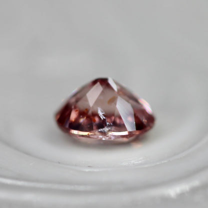 ピンクジルコン 0.50ct オーバルカット 4.8mm×3.9mm×3.1mm【MJ2705】