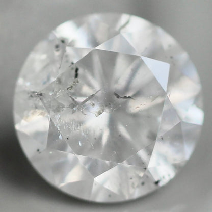 ソルトアンドペッパーダイヤモンド 0.57ct 5.1mm 【MJ2438】