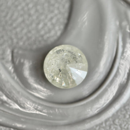 ソルトアンドペッパーダイヤモンド 0.3ct 4.2mm 【MJ2444】